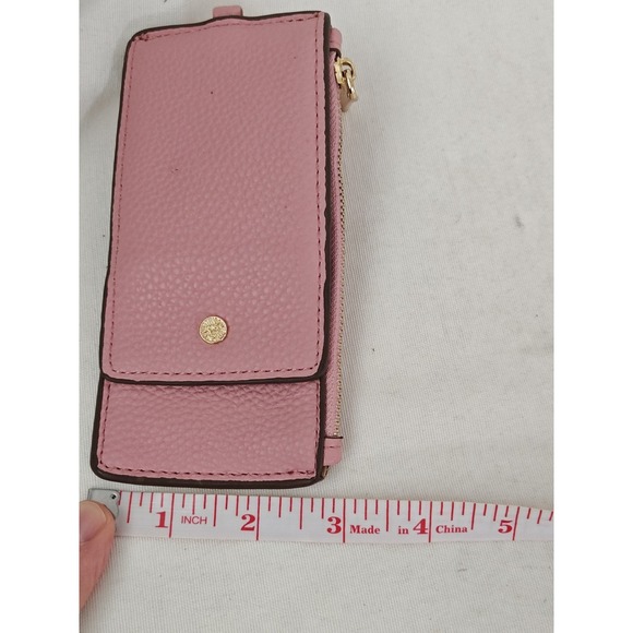 Anne Klein Pink‎ Leather Wallet ID-Credit Card Pockets & Zip Close wallet money - Picture 9 of 9